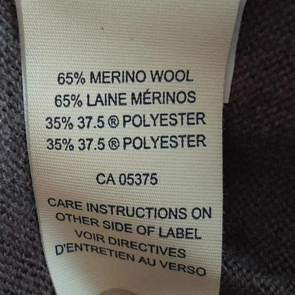 Joseph Abboud Men's Tan Merino Wool Vest | XXL - Picture 11 of 13